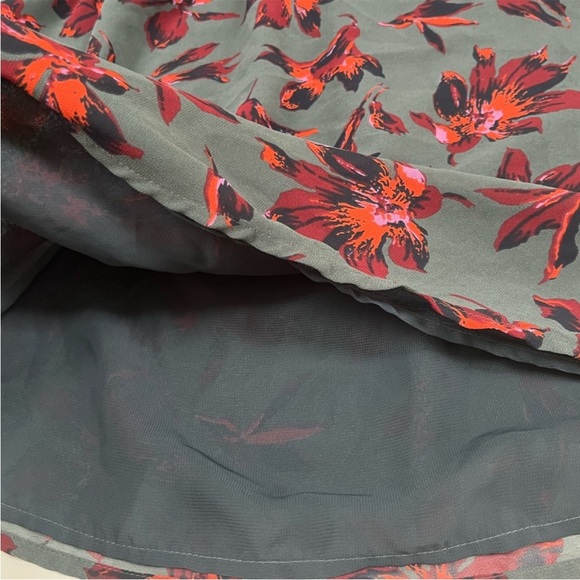 Madewell Moonblossom Ruffle-Sleeve Dress in Winter Orchid 3X - Picture 11 of 12